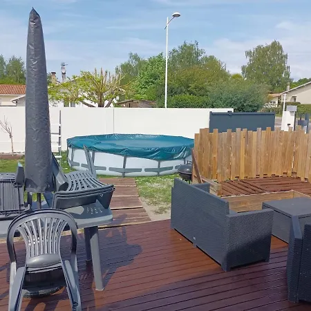 Charmante Maison Avec Piscine Entre Et * Biscarrosse